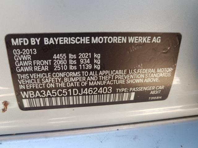 Photo 9 VIN: WBA3A5C51DJ462403 - BMW 328 I 