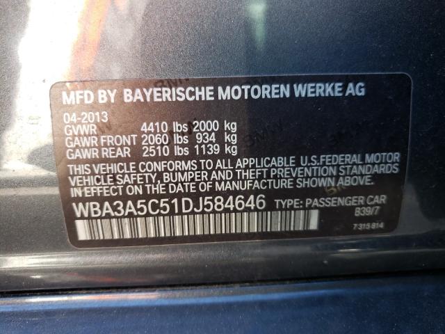 Photo 9 VIN: WBA3A5C51DJ584646 - BMW 328 I 