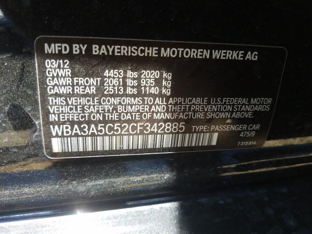 Photo 9 VIN: WBA3A5C52CF342885 - BMW 328 I 