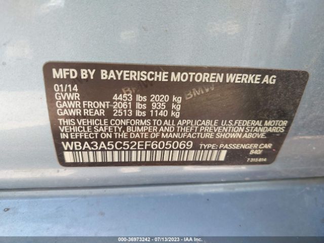 Photo 8 VIN: WBA3A5C52EF605069 - BMW 328I 