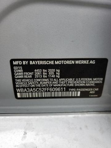 Photo 11 VIN: WBA3A5C52FF609611 - BMW 3 SERIES 