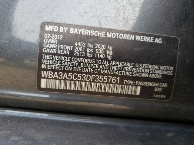 Photo 9 VIN: WBA3A5C53DF355761 - BMW 328 I 