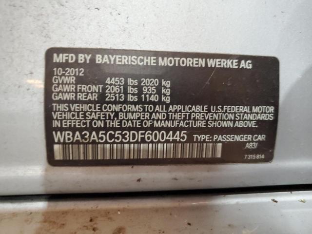 Photo 11 VIN: WBA3A5C53DF600445 - BMW 3 SERIES 