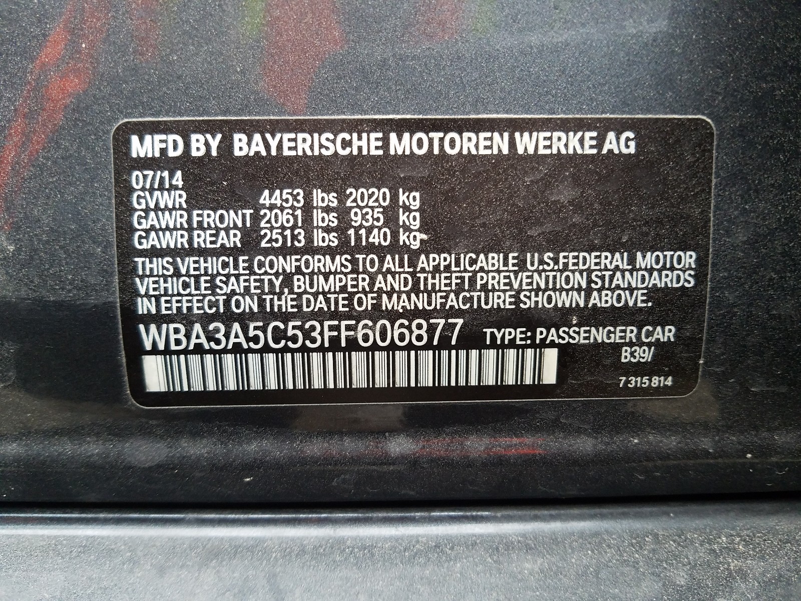 Photo 9 VIN: WBA3A5C53FF606877 - BMW 328 I 