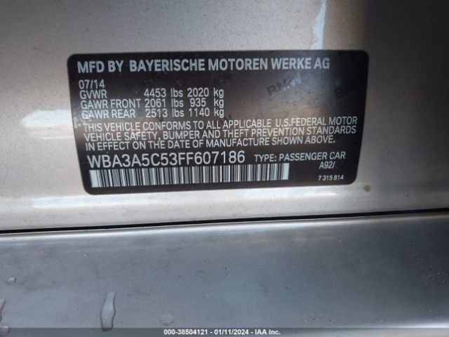 Photo 8 VIN: WBA3A5C53FF607186 - BMW 328I 