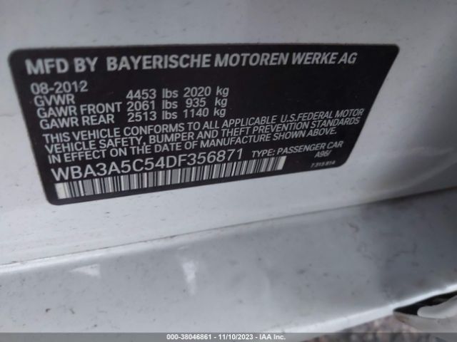 Photo 8 VIN: WBA3A5C54DF356871 - BMW 328I 