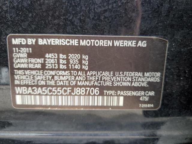 Photo 11 VIN: WBA3A5C55CFJ88706 - BMW 3 SERIES 