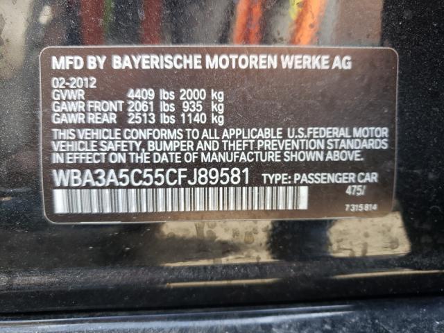 Photo 9 VIN: WBA3A5C55CFJ89581 - BMW 328 I 