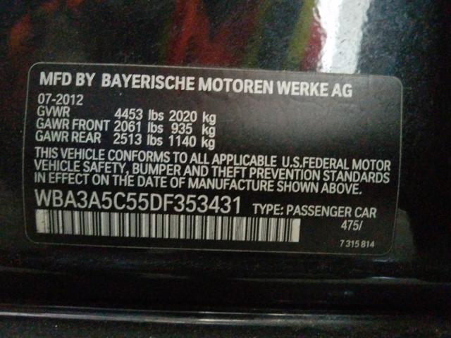 Photo 9 VIN: WBA3A5C55DF353431 - BMW 328 I 