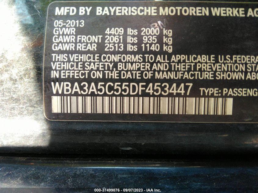 Photo 8 VIN: WBA3A5C55DF453447 - BMW 3ER 