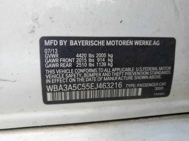 Photo 11 VIN: WBA3A5C55EJ463216 - BMW 3 SERIES 