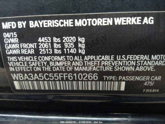 Photo 8 VIN: WBA3A5C55FF610266 - BMW 328I 