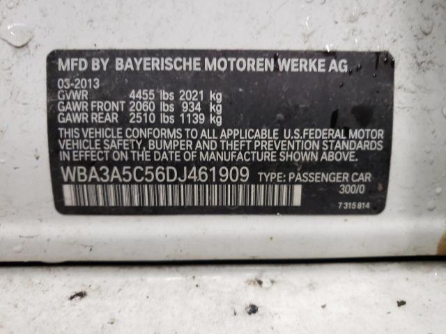 Photo 11 VIN: WBA3A5C56DJ461909 - BMW 3 SERIES 