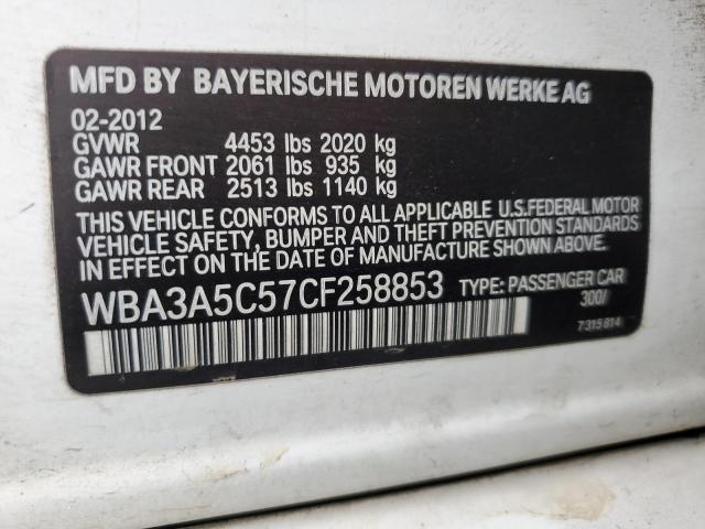 Photo 9 VIN: WBA3A5C57CF258853 - BMW 328 I 