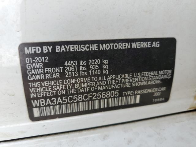 Photo 9 VIN: WBA3A5C58CF256805 - BMW 328 I 