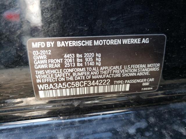 Photo 9 VIN: WBA3A5C58CF344222 - BMW 328 I 