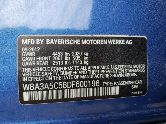 Photo 9 VIN: WBA3A5C58DF600196 - BMW 328 I 