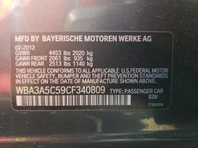 Photo 11 VIN: WBA3A5C59CF340809 - BMW 328 I 