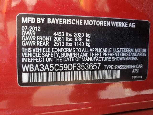 Photo 9 VIN: WBA3A5C59DF353657 - BMW 320I 