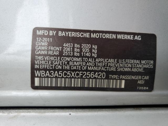 Photo 11 VIN: WBA3A5C5XCF256420 - BMW 3 SERIES 