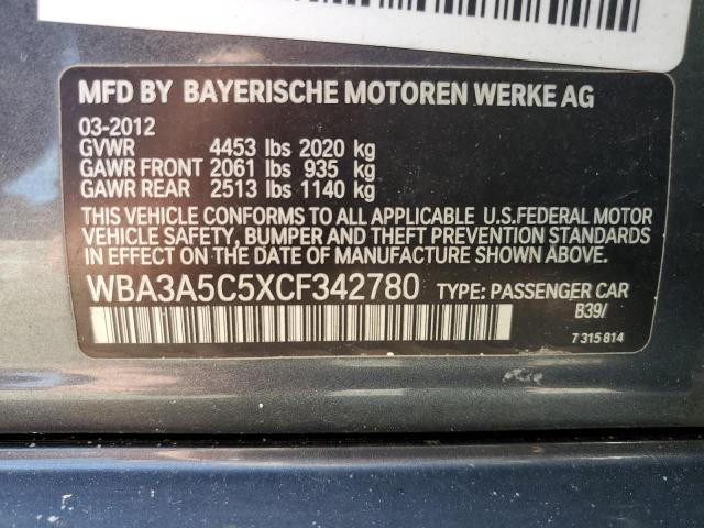 Photo 11 VIN: WBA3A5C5XCF342780 - BMW 328 I 