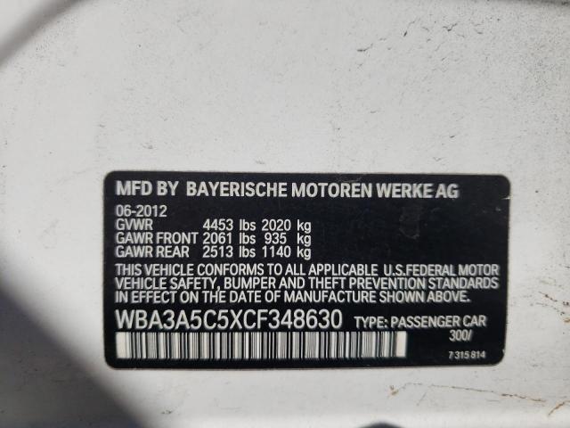 Photo 9 VIN: WBA3A5C5XCF348630 - BMW 328 I 