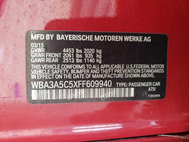 Photo 11 VIN: WBA3A5C5XFF609940 - BMW 3 SERIES 