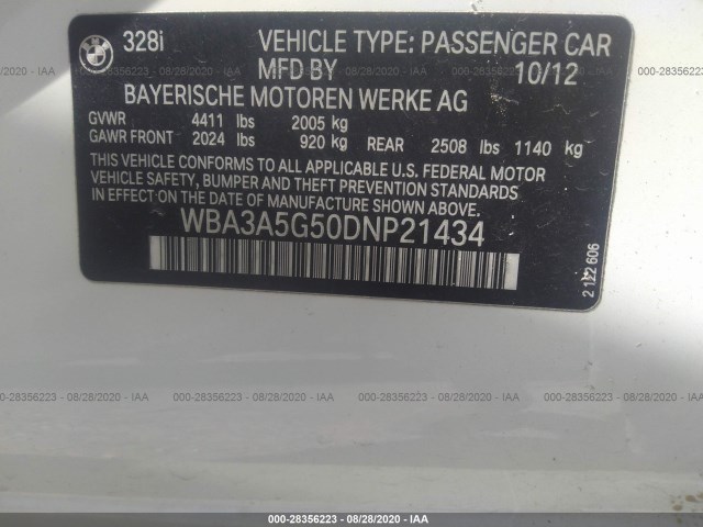 Photo 8 VIN: WBA3A5G50DNP21434 - BMW 3 