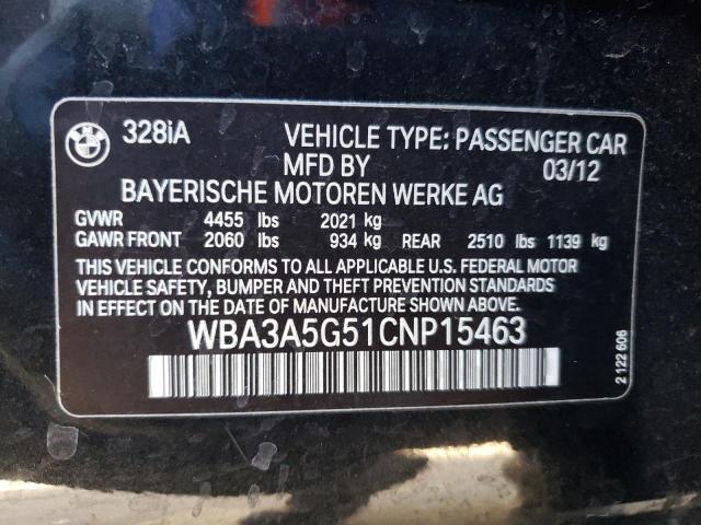 Photo 11 VIN: WBA3A5G51CNP15463 - BMW 328 I 