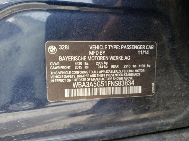 Photo 11 VIN: WBA3A5G51FNS83834 - BMW 328 I 