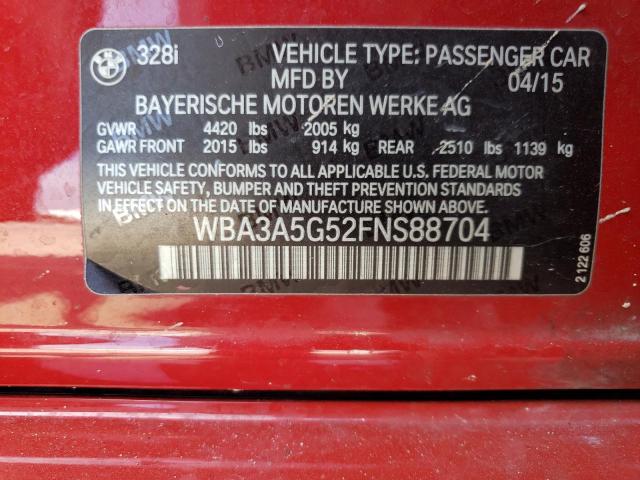 Photo 12 VIN: WBA3A5G52FNS88704 - BMW 328 I 