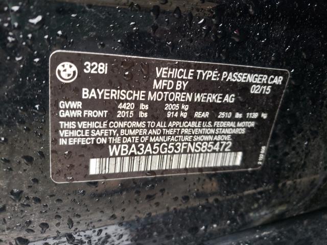 Photo 9 VIN: WBA3A5G53FNS85472 - BMW 328 I 