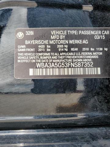 Photo 12 VIN: WBA3A5G53FNS87352 - BMW 328 I 