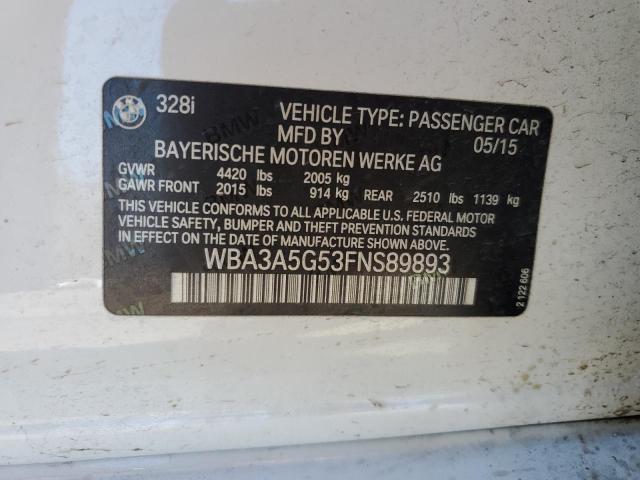 Photo 11 VIN: WBA3A5G53FNS89893 - BMW 328 I 