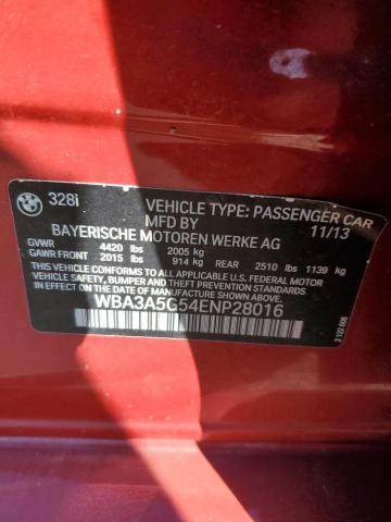 Photo 11 VIN: WBA3A5G54ENP28016 - BMW 328 I 