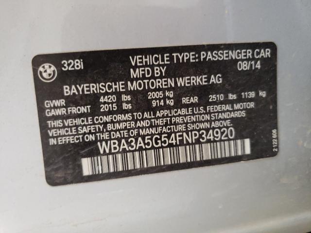 Photo 9 VIN: WBA3A5G54FNP34920 - BMW 328 I 