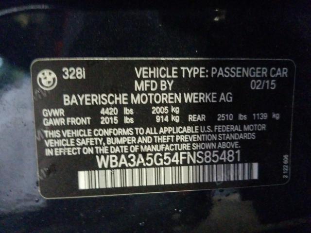 Photo 9 VIN: WBA3A5G54FNS85481 - BMW 328 I 