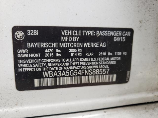 Photo 9 VIN: WBA3A5G54FNS88557 - BMW 328 I 