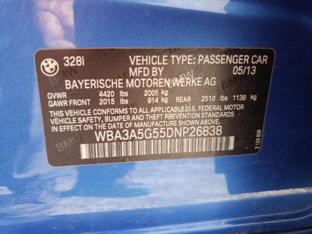 Photo 9 VIN: WBA3A5G55DNP26838 - BMW 328 I 