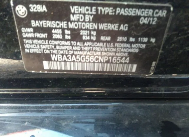 Photo 8 VIN: WBA3A5G56CNP16544 - BMW 3 SERIES 