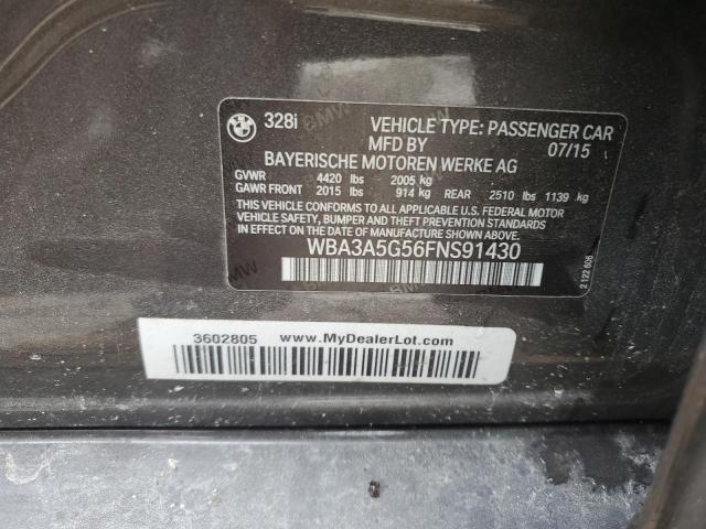 Photo 9 VIN: WBA3A5G56FNS91430 - BMW 328 I 