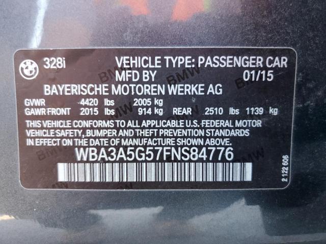 Photo 12 VIN: WBA3A5G57FNS84776 - BMW 328 I 