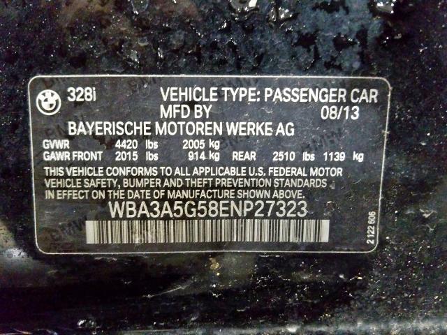 Photo 9 VIN: WBA3A5G58ENP27323 - BMW 328 I 