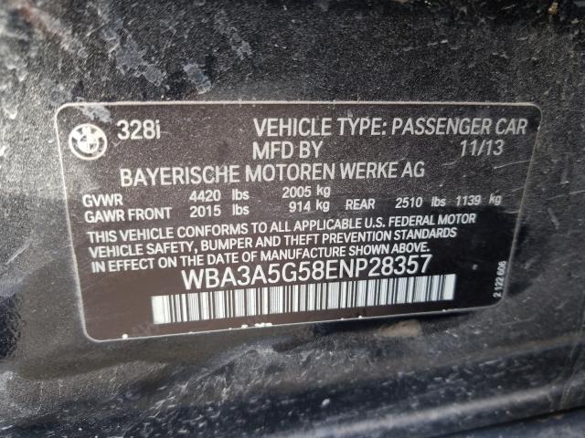 Photo 9 VIN: WBA3A5G58ENP28357 - BMW 328 I 