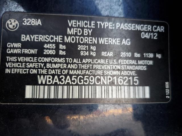 Photo 11 VIN: WBA3A5G59CNP16215 - BMW 328 I 