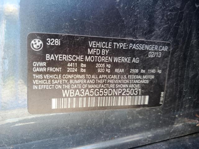 Photo 11 VIN: WBA3A5G59DNP25031 - BMW 328 I 