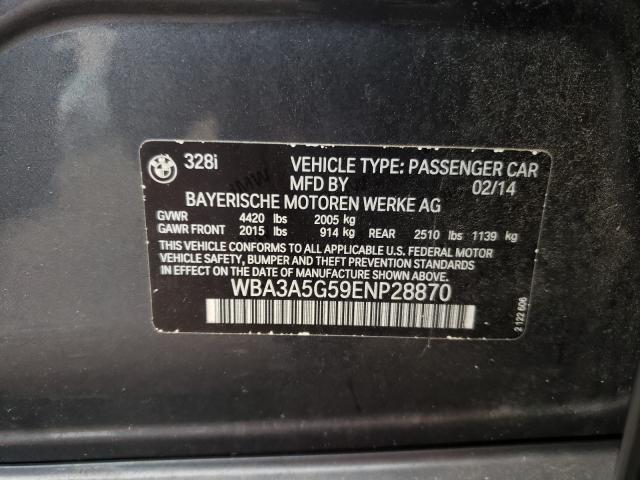 Photo 9 VIN: WBA3A5G59ENP28870 - BMW 328 I 