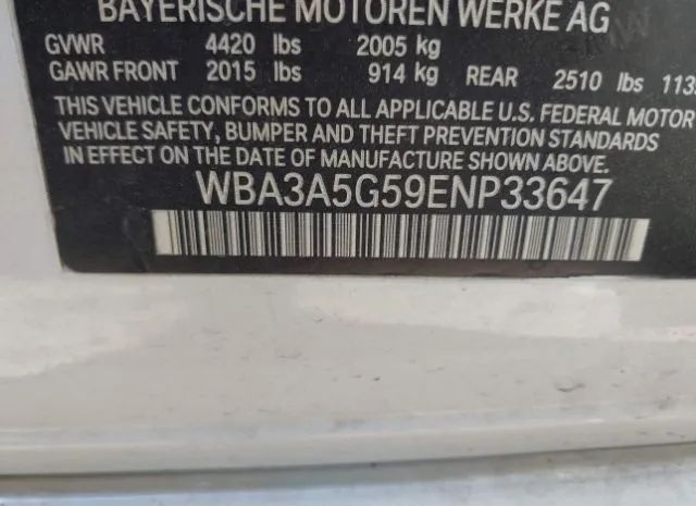 Photo 8 VIN: WBA3A5G59ENP33647 - BMW 3ER 