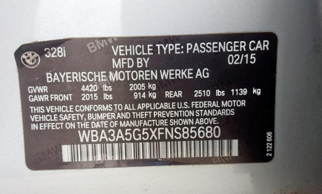 Photo 9 VIN: WBA3A5G5XFNS85680 - BMW 328 