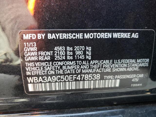 Photo 12 VIN: WBA3A9C50EF478538 - BMW 335 I 